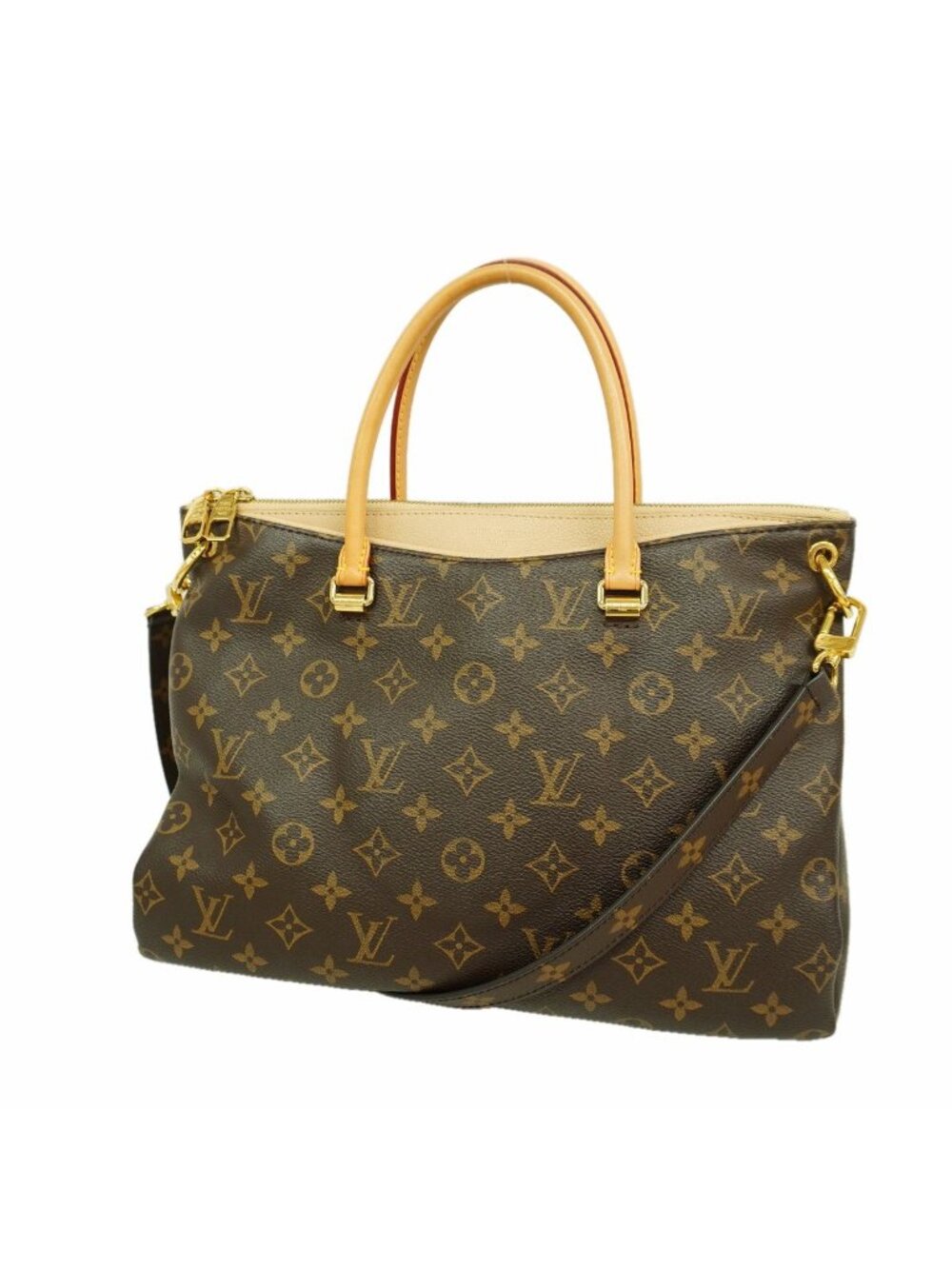 Louis Vuitton Handbag Monogram Pallas Dune 2-Way Bag